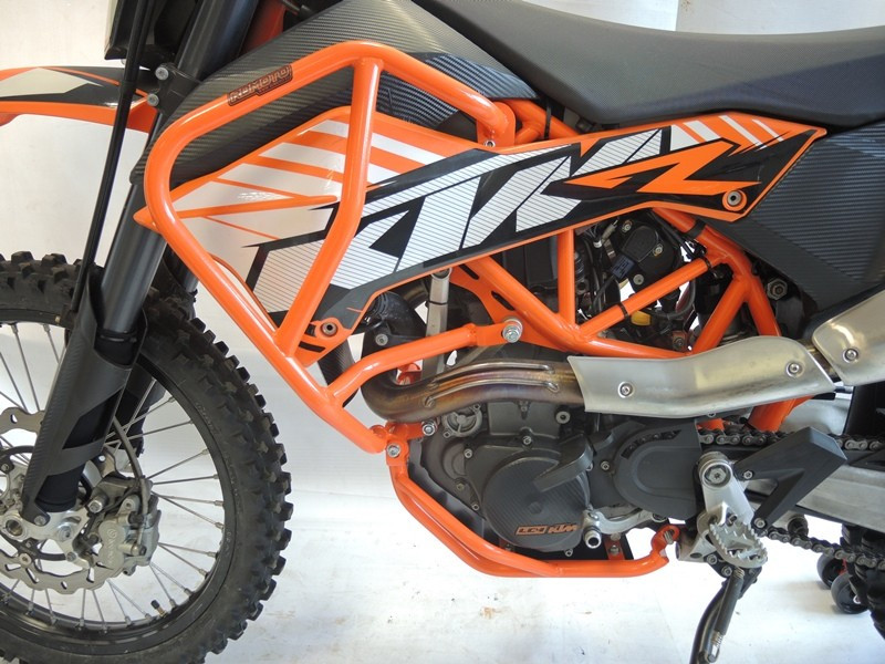 Crash frames KTM 690 Enduro R 08 17 upper lower orange rdmoto.eu