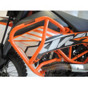 Crash frames KTM 690 Enduro R ´08-17´- upper + lower - orange
