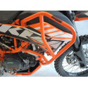 Padací rámy KTM 690 Enduro R ´08-17´- horní + spodní - oranžové
