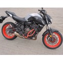 Marcos protectores anticaída Yamaha MT-07 / XSR 700 - rojo