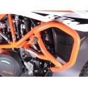 Barre paramotore KTM 690 Enduro R ´19-´, Husqvarna 701 Enduro / 701 Supermoto '19-21' - superiore - arancia