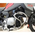 Barre paramotore BMW F 850 GS / Adventure ´18-23´, F 900 GS/Adventure ´24-25´- argento