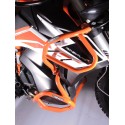 Crash frames KTM - upper + lower - orange