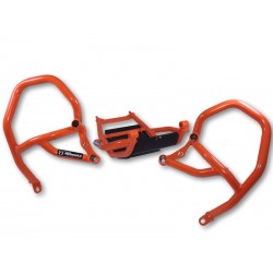 Crash frames KTM , Husqvarna - upper + lower - orange