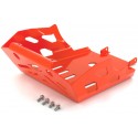 Cache moteur en aluminium RDmoto - orange