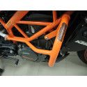 Padací rámy  KTM 390 Duke - oranžové